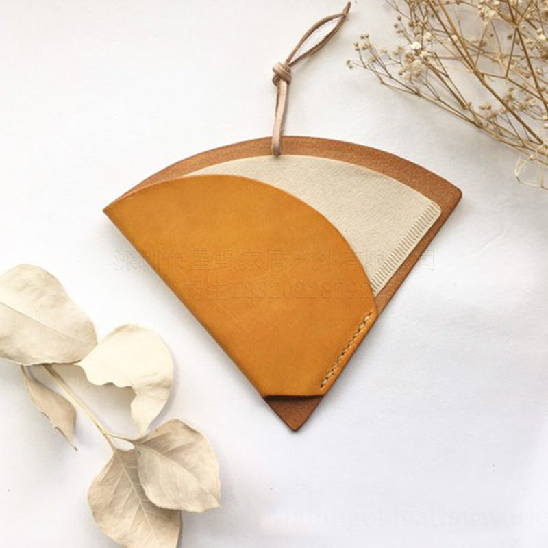 حافظة فلاتر جلد