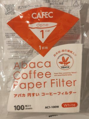 CAFEC Abaca V60 فلاتر كافيك